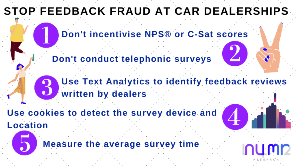 car dealership customer feedback numr